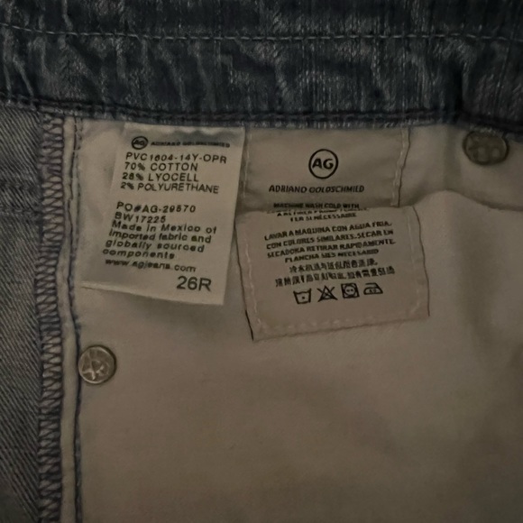 Adriano Goldschmild Jean Shorts - size 26R - longer length - Picture 10 of 16